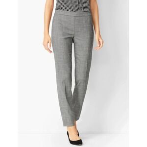 Talbots Westport Slim Ankle Pants Women 14 NWT $129 Lined Zip Closure Flat Front
